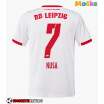 Moške Nogometnih dresov RB Leipzig Antonio Nusa #7 Domači 2025-26 Kratki rokavi
